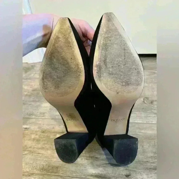 Botkier black suede heels size 11 - Picture 8 of 9